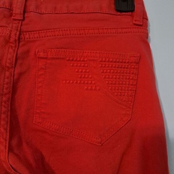 Maje Broder Tomette Skinny Jeans Size 24 Red NWT - Picture 10 of 13